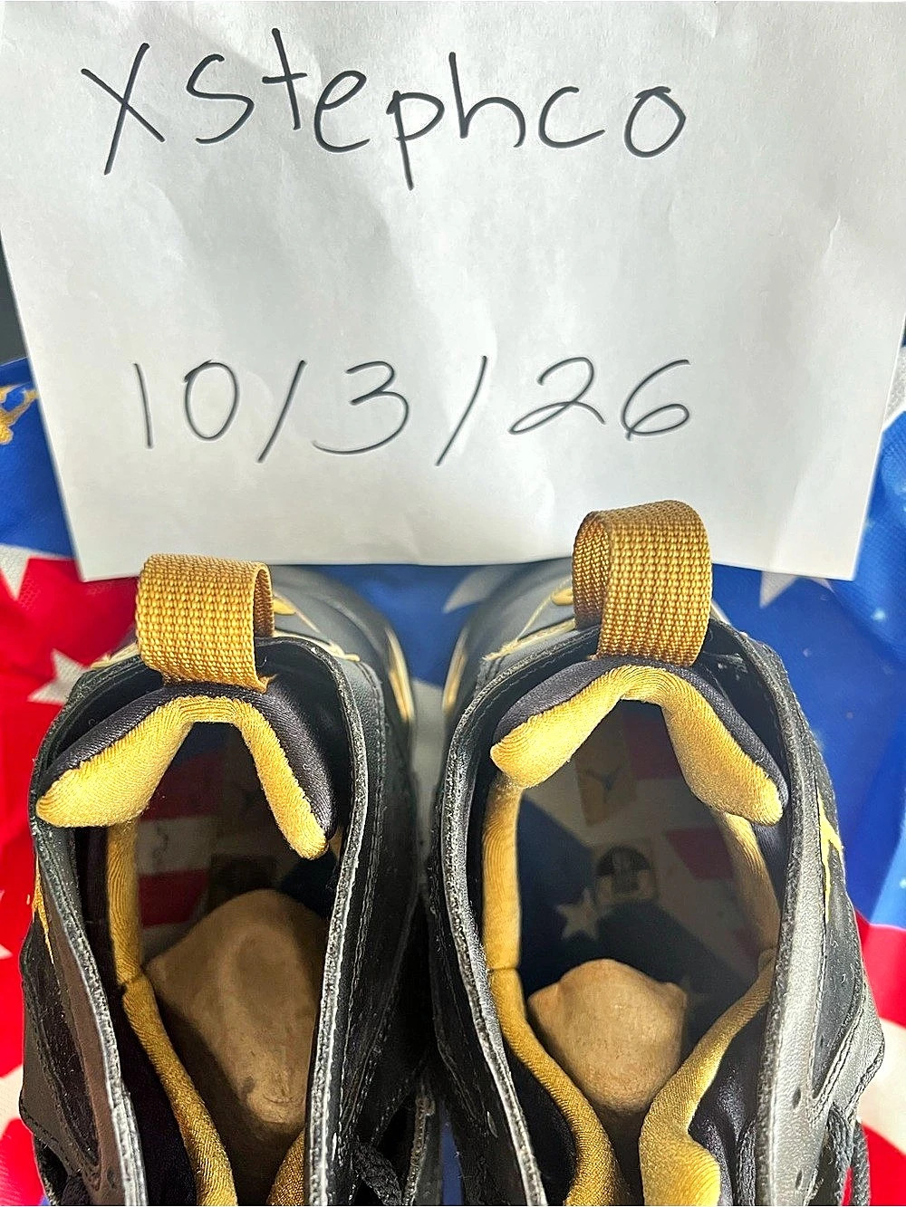 Jordan Air Jordan 7 Retro Golden Moments Black & Gold Sneakers